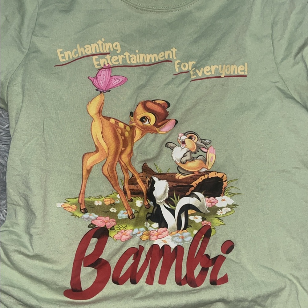 Disney Bambi Light Green Tee